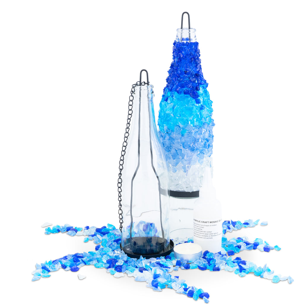 Ice Lantern Glass Mosaic Craft Kit