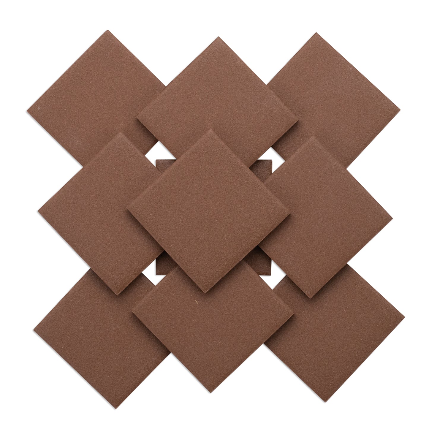 Brown 48mm Porcelain Ceramic Brown Tiles 250g