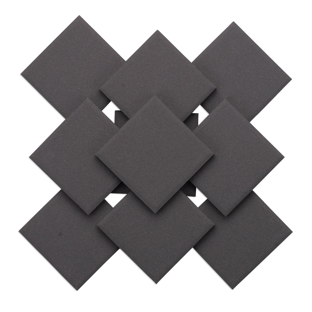 Charcoal 48mm Porcelain Ceramic Black Tiles 250g