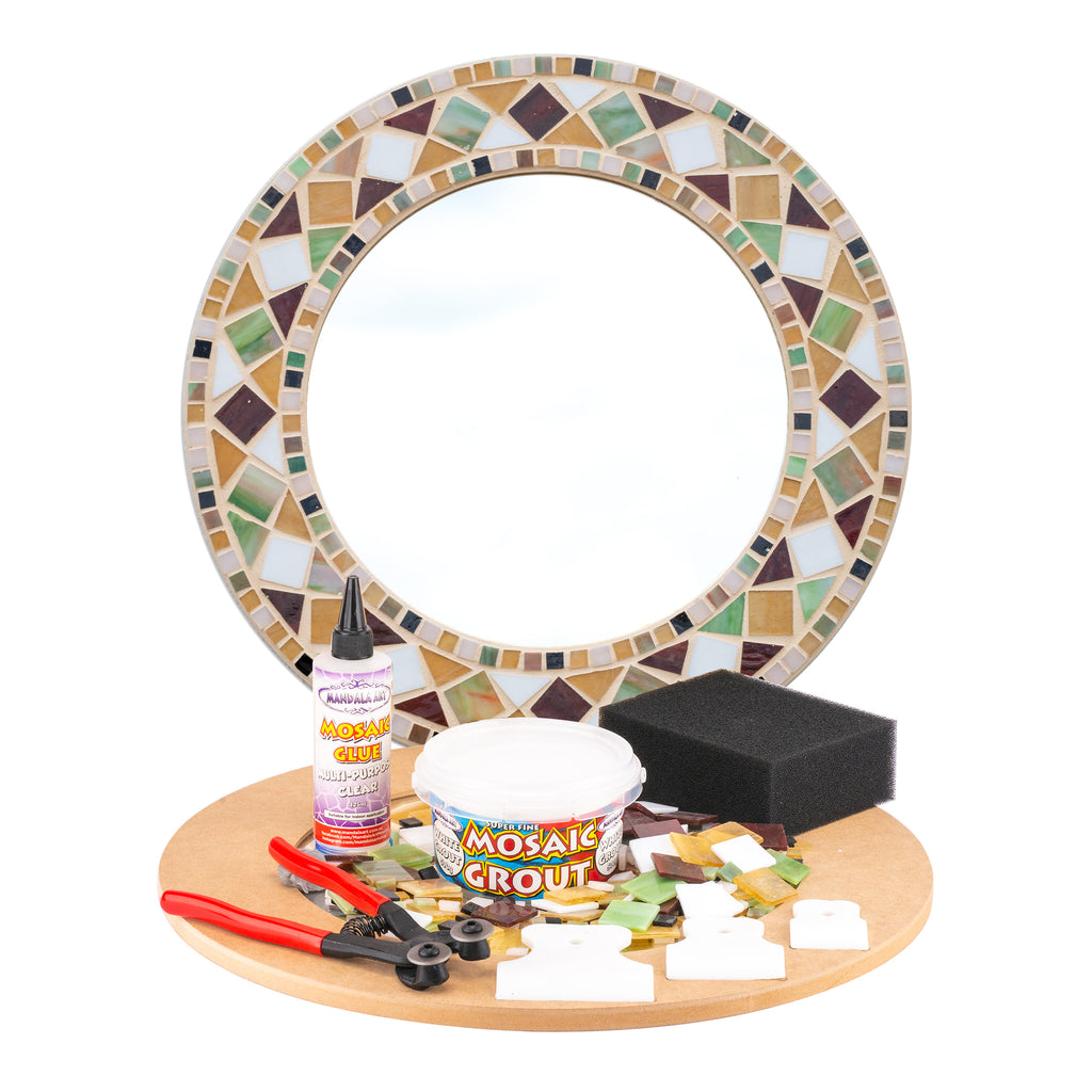 Earth Moroccan Mirror Mosaic Craft Kit