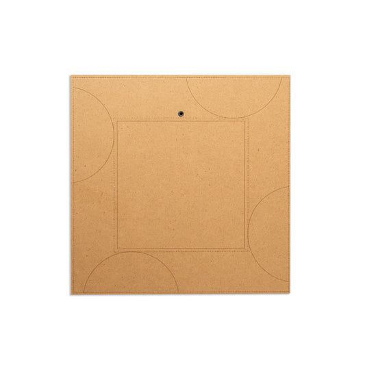 MDF Square Base 230x230mm - NO MIRROR