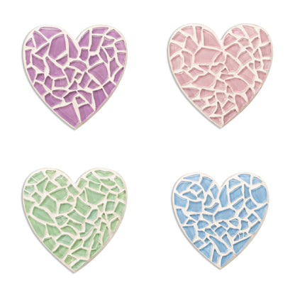 Heart Coaster Mosaic Kit