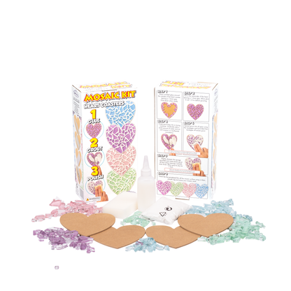 Heart Coaster Mosaic Kit