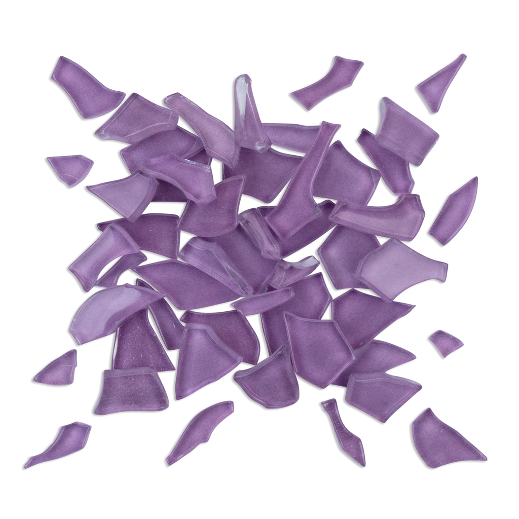 Purple Crackled *EXTRA LARGE* 250g Purple Mosaic Glass Tile