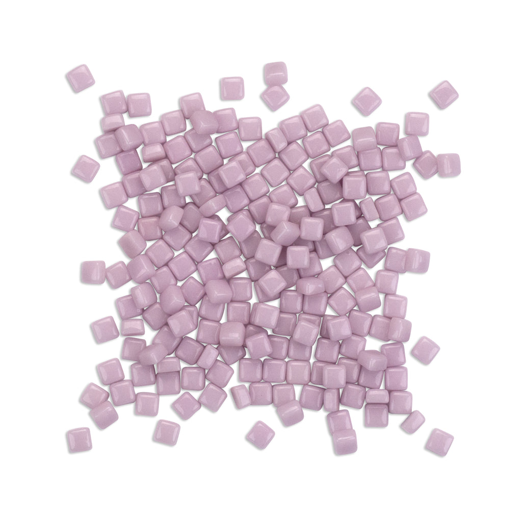 Lavender Mini Pastel Glass Block Purple Mosaic Tiles 250g