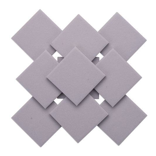 Light Grey 48mm Porcelain Ceramic Tiles 250g