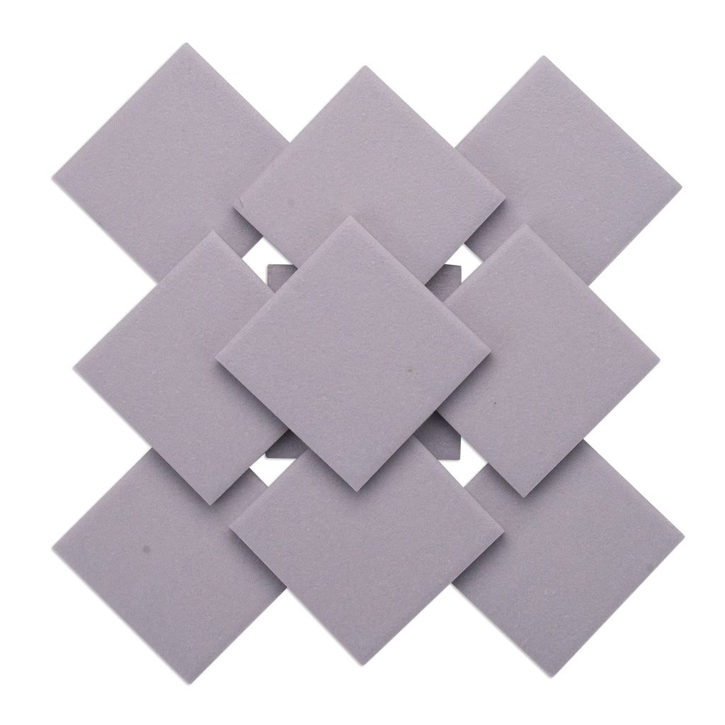 Light Grey 48mm Porcelain Ceramic Tiles 250g