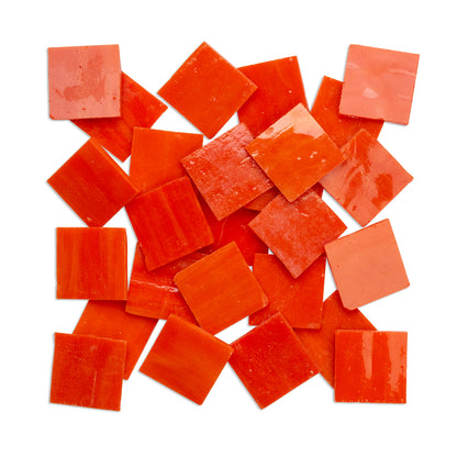 Lioness 2.5 x 2.5cm 1Kg Orange Tile **School Bulk Buy**