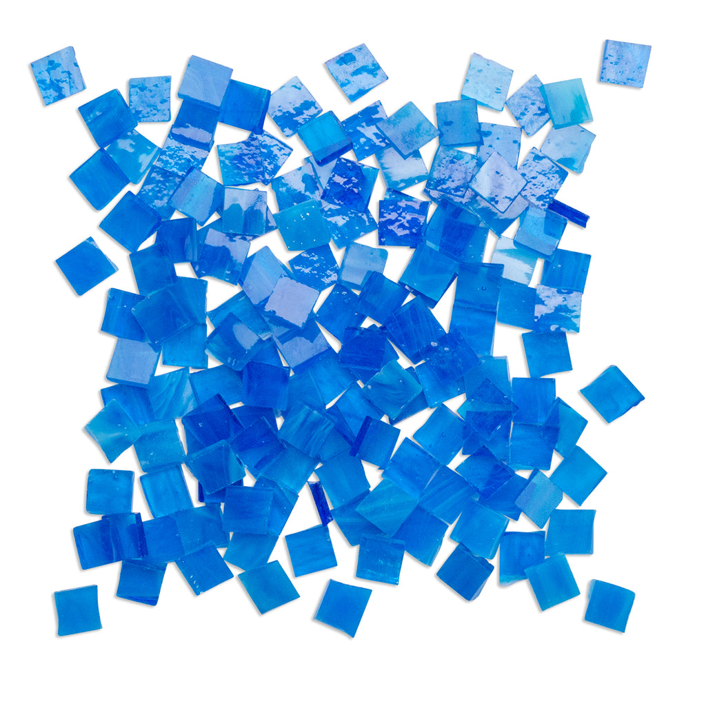 Ocean Blue 1 x 1cm 250g Blue Tile