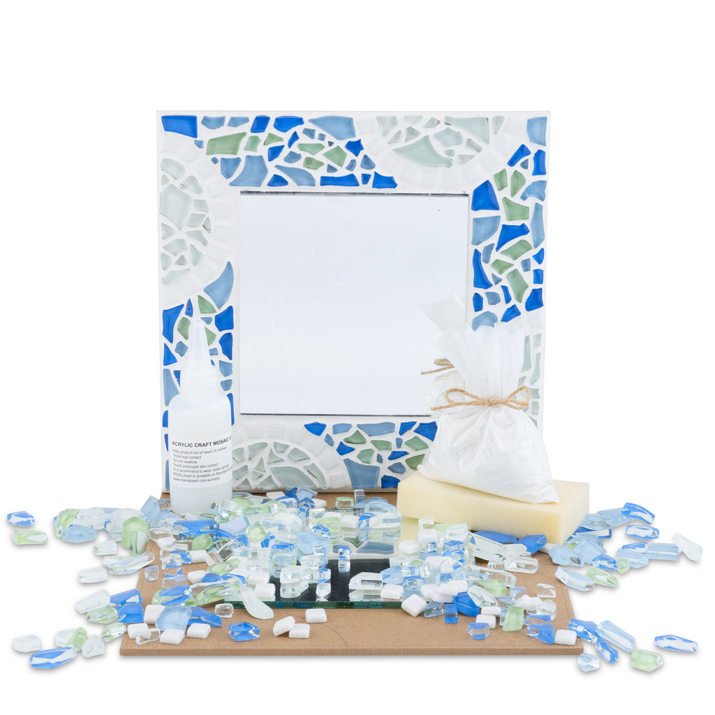 Ocean Mirror Mosaic Craft Kit