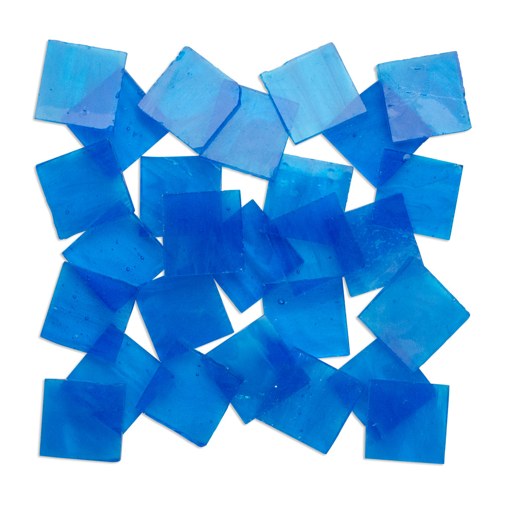Ocean Blue 2.5 x 2.5cm 250g Blue Tile