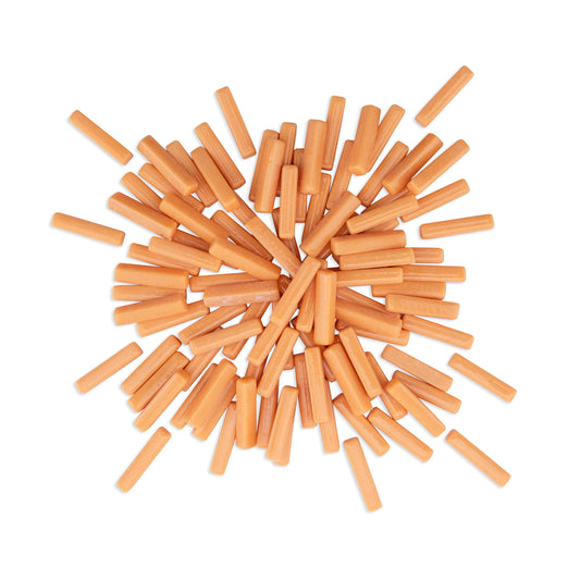 Orange Sticks Glass Tiles 250g