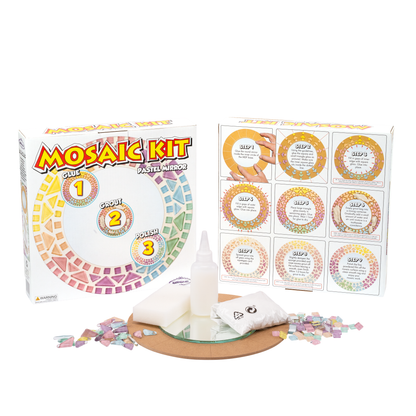 Pastel Rainbow Round Mirror Kit