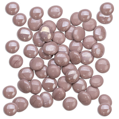 Purple People Glass Mosaic Pebbles 1Kg **School Bulk Buy**