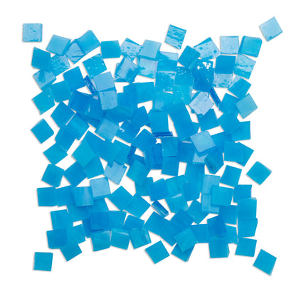 Sky Blue 1 x 1cm 1Kg Blue Tile **School Bulk Buy**