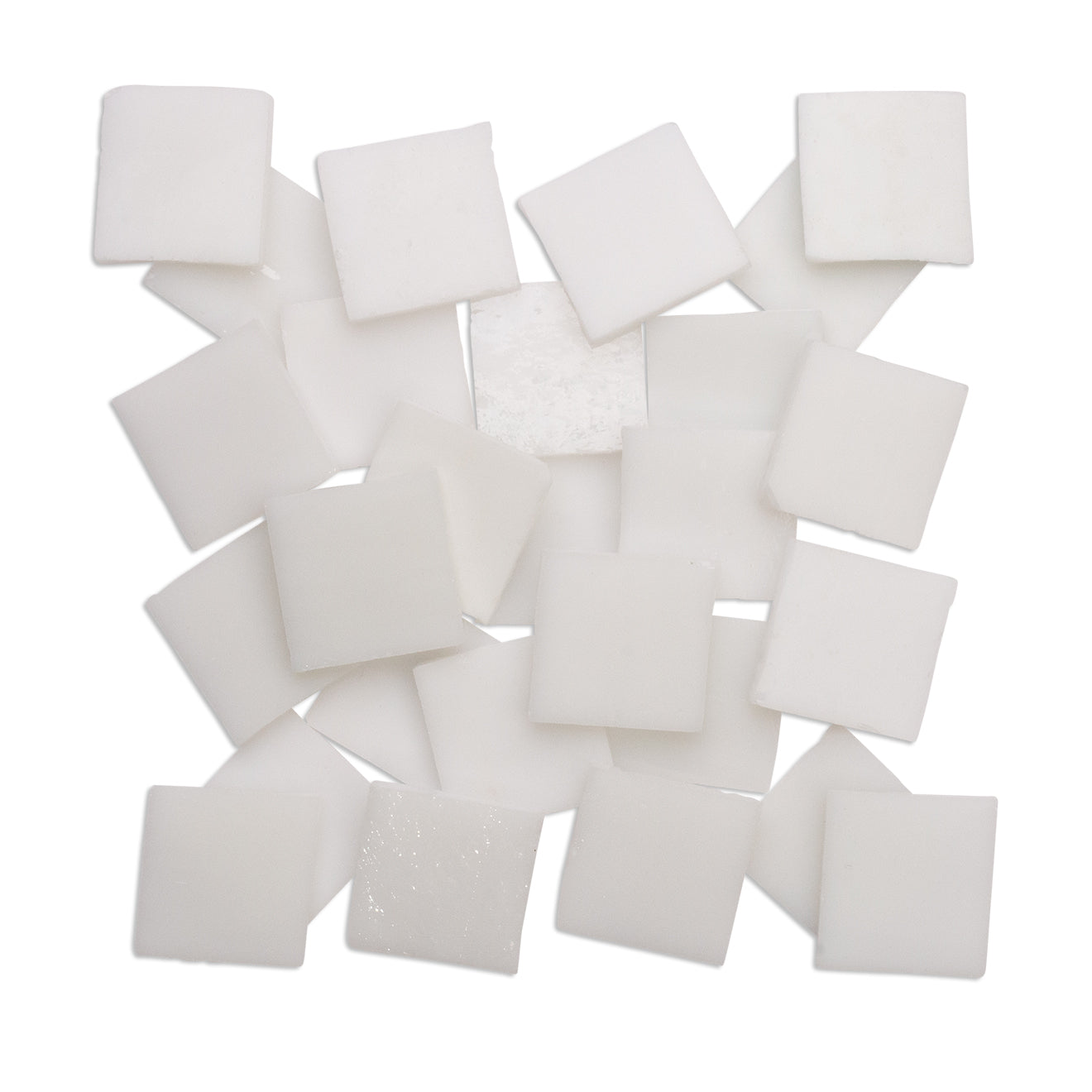 Snow White 2.5 x 2.5cm 250g White Tile