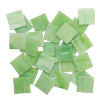 Tree Green 2.5 x 2.5cm 1Kg Green Tile **School Bulk Buy**