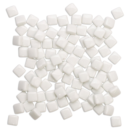 White Glass Blocks White Mosaic tiles 250g