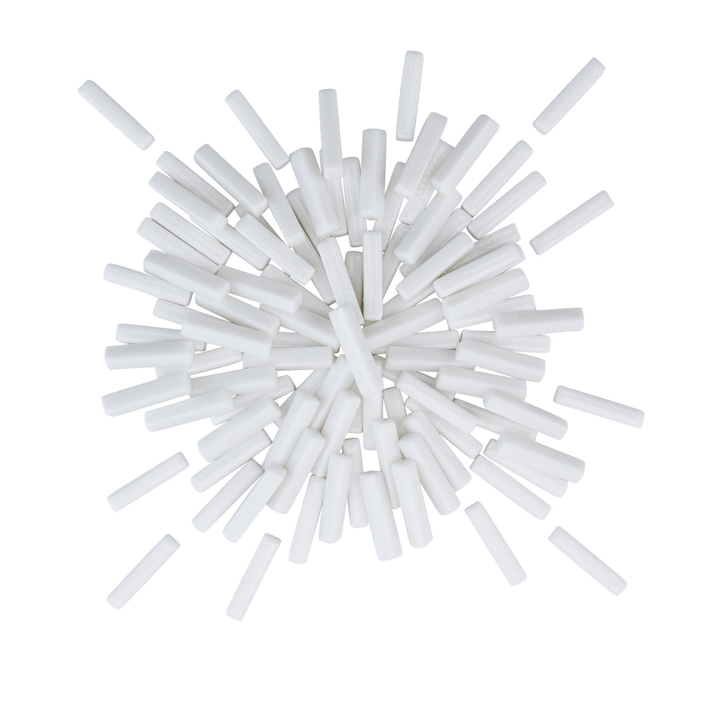 White Sticks Glass Tiles 250g