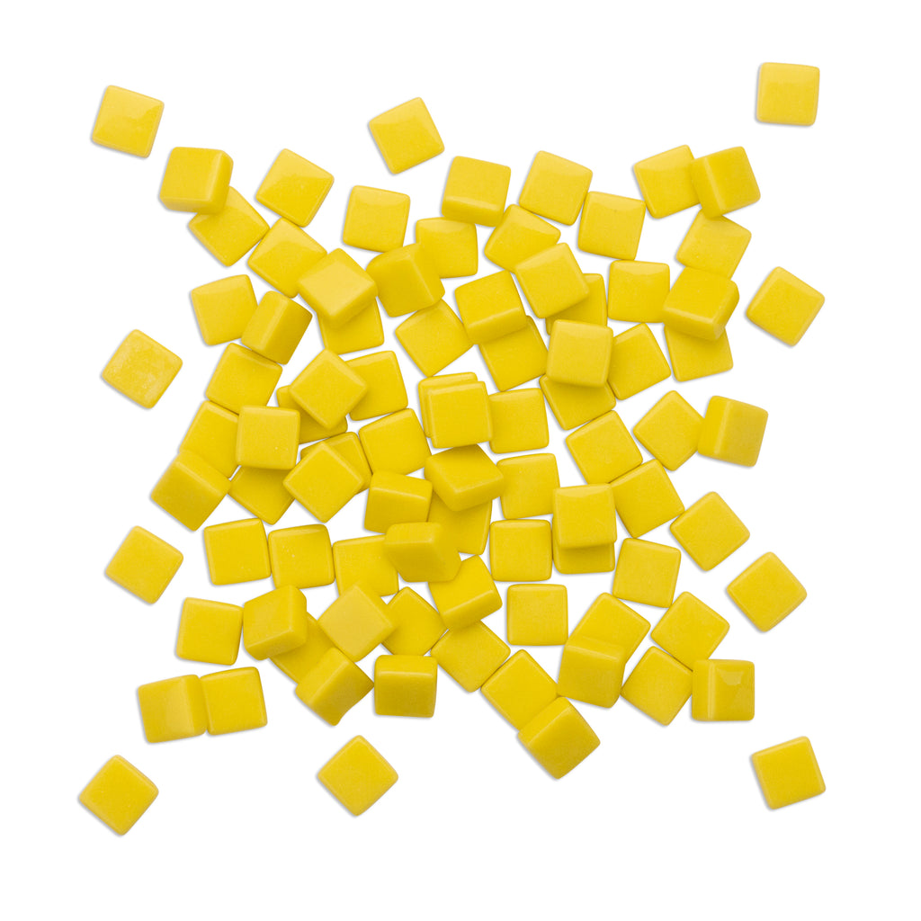 Yellow Glass Blocks Yellow Mosaic Tiles 250g