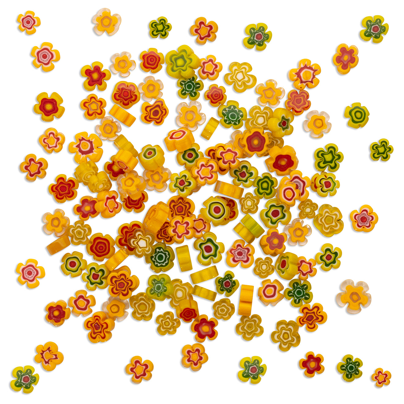 Daisy Chain Millefiori Style Glass 100g